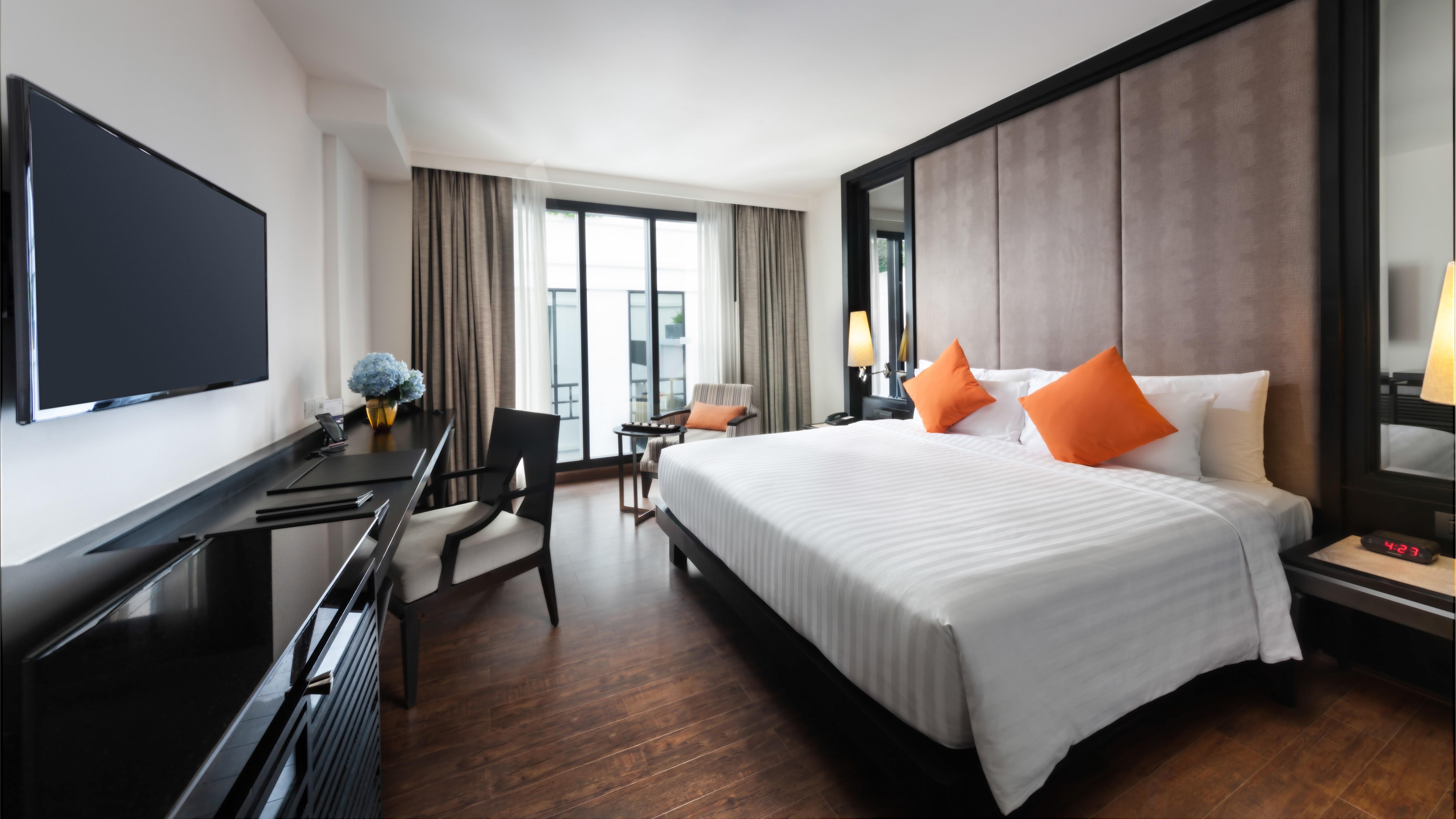Moevenpick Hotel Sukhumvit 15 Banguecoque Exterior foto Deluxe Room