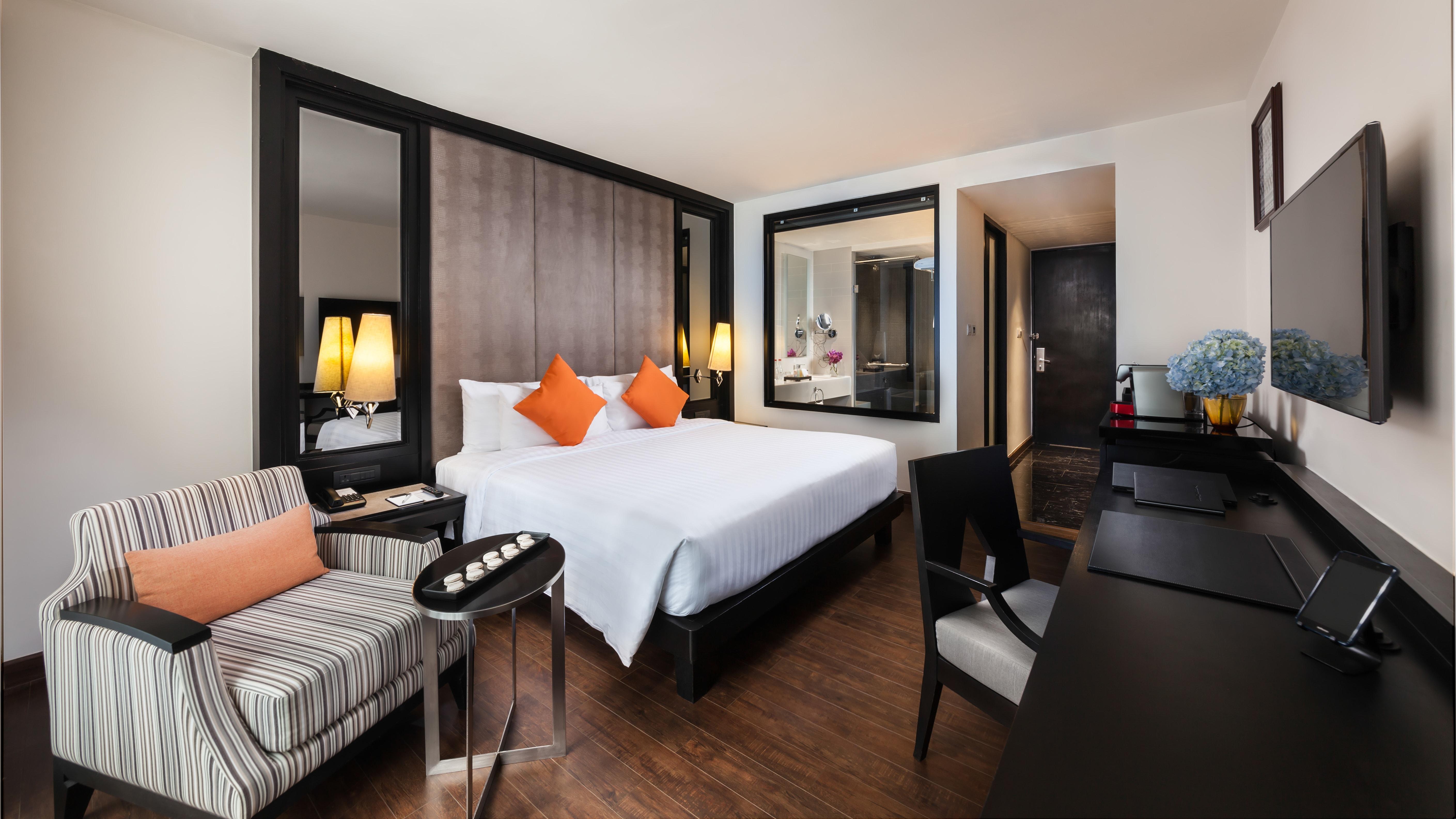 Moevenpick Hotel Sukhumvit 15 Banguecoque Exterior foto Deluxe Room